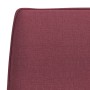 Banco de tela rojo tinto 100x75x76 cm de vidaXL, Bancos - Ref: Foro24-351324, Precio: 73,05 €, Descuento: %