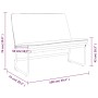 Rote Stoffbank 100x75x76 cm von vidaXL, Banken - Ref: Foro24-351324, Preis: 73,05 €, Rabatt: %