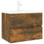 Bathroom furniture with smoked oak plywood sink by vidaXL, bathroom vanities - Ref: Foro24-3152870, Price: 195,86 €, Discount: %