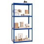 4-level shelf, 4 units, steel and plywood in blue color. by vidaXL, Industrial shelving - Ref: Foro24-3154149, Price: 165,83 ...