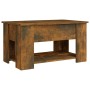 Smoked oak plywood coffee table 79x49x41 cm by vidaXL, Coffee table - Ref: Foro24-819275, Price: 80,74 €, Discount: %