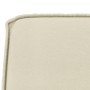 Banco de cuero sintético color crema 100x75x76 cm de vidaXL, Bancos - Ref: Foro24-351337, Precio: 78,40 €, Descuento: %