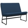 Banco de tela azul 100x75x76 cm de vidaXL, Bancos - Ref: Foro24-351328, Precio: 73,05 €, Descuento: %