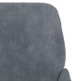 Banco de terciopelo gris oscuro 108x79x79 cm de vidaXL, Bancos - Ref: Foro24-351415, Precio: 148,72 €, Descuento: %