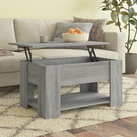 Engineered wood Sonoma gray coffee table 79x49x41 cm by vidaXL, Coffee table - Ref: Foro24-819276, Price: 81,93 €, Discount: %