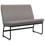 Banco de tela gris taupe 100x75x76 cm de vidaXL, Bancos - Ref: Foro24-351326, Precio: 72,84 €, Descuento: %