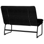 Banco de tela negro 100x75x76 cm de vidaXL, Bancos - Ref: Foro24-351323, Precio: 94,63 €, Descuento: %