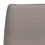 Banco de tela gris taupe 100x75x76 cm de vidaXL, Bancos - Ref: Foro24-351326, Precio: 72,84 €, Descuento: %