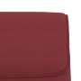 Banco de cuero sintético rojo tinto 100x64x80 cm de vidaXL, Bancos - Ref: Foro24-351370, Precio: 61,38 €, Descuento: %