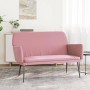 Pink velvet bench 108x79x79 cm by vidaXL, Banks - Ref: Foro24-351385, Price: 118,85 €, Discount: %