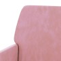 Banco de terciopelo rosa 108x79x79 cm de vidaXL, Bancos - Ref: Foro24-351385, Precio: 118,85 €, Descuento: %