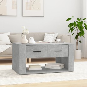 Concrete gray plywood coffee table 80x50x40 cm by vidaXL, Coffee table - Ref: Foro24-816532, Price: 69,99 €, Discount: %