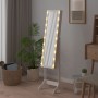 Standing mirror with white LED 34x37x146 cm by vidaXL, Mirrors - Ref: Foro24-351766, Price: 125,88 €, Discount: %