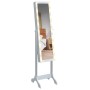 Standing mirror with white LED 34x37x146 cm by vidaXL, Mirrors - Ref: Foro24-351766, Price: 125,88 €, Discount: %