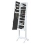 Standing mirror with white LED 34x37x146 cm by vidaXL, Mirrors - Ref: Foro24-351766, Price: 125,88 €, Discount: %