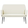 Cream velvet bench 108x79x79 cm by vidaXL, Banks - Ref: Foro24-351390, Price: 99,28 €, Discount: %