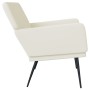 Cream velvet bench 108x79x79 cm by vidaXL, Banks - Ref: Foro24-351390, Price: 99,28 €, Discount: %