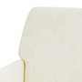 Banco de terciopelo crema 108x79x79 cm de vidaXL, Bancos - Ref: Foro24-351390, Precio: 99,28 €, Descuento: %