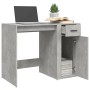 Betongrauer Sperrholzschreibtisch 100x49x75 cm von vidaXL, Schreibtische - Ref: Foro24-816788, Preis: 100,56 €, Rabatt: %