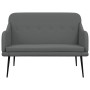 Banco de tela gris oscuro 110x76x80 cm de vidaXL, Bancos - Ref: Foro24-351484, Precio: 115,49 €, Descuento: %