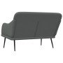 Banco de tela gris oscuro 110x76x80 cm de vidaXL, Bancos - Ref: Foro24-351484, Precio: 115,49 €, Descuento: %