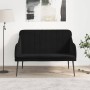 Black velvet bench 110x76x80 cm by vidaXL, Banks - Ref: Foro24-351469, Price: 149,70 €, Discount: %