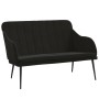 Banco de terciopelo negro 110x76x80 cm de vidaXL, Bancos - Ref: Foro24-351469, Precio: 149,70 €, Descuento: %