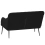 Banco de terciopelo negro 110x76x80 cm de vidaXL, Bancos - Ref: Foro24-351469, Precio: 149,70 €, Descuento: %