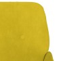 Banco de terciopelo amarillo 108x79x79 cm de vidaXL, Bancos - Ref: Foro24-351420, Precio: 147,55 €, Descuento: %