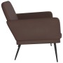 Banco de cuero sintético marrón 107x80x81 cm de vidaXL, Bancos - Ref: Foro24-351400, Precio: 77,26 €, Descuento: %