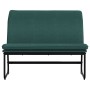 Banco de tela verde oscuro 100x75x76 cm de vidaXL, Bancos - Ref: Foro24-351325, Precio: 72,84 €, Descuento: %