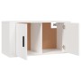 White wall TV cabinet 80x34.5x40 cm by vidaXL, TV Furniture - Ref: Foro24-816624, Price: 51,99 €, Discount: %