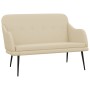 Cream-colored fabric bench 110x76x80 cm by vidaXL, Banks - Ref: Foro24-351489, Price: 93,58 €, Discount: %