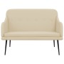 Cream-colored fabric bench 110x76x80 cm by vidaXL, Banks - Ref: Foro24-351489, Price: 93,58 €, Discount: %