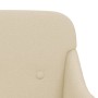 Cream-colored fabric bench 110x76x80 cm by vidaXL, Banks - Ref: Foro24-351489, Price: 93,58 €, Discount: %