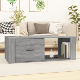 Mesa de centro madera contrachapada gris Sonoma 100x50,5x35 cm de vidaXL, Mesas de centro - Ref: Foro24-816542, Precio: 50,99...