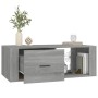 Mesa de centro madera contrachapada gris Sonoma 100x50,5x35 cm de vidaXL, Mesas de centro - Ref: Foro24-816542, Precio: 50,66...