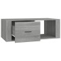 Mesa de centro madera contrachapada gris Sonoma 100x50,5x35 cm de vidaXL, Mesas de centro - Ref: Foro24-816542, Precio: 50,66...