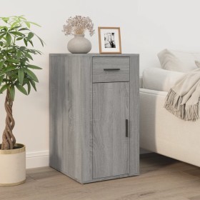 Gray Sonoma plywood desk cabinet 40x49x75 cm by vidaXL, Closets and storage - Ref: Foro24-816798, Price: 66,99 €, Discount: %