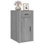 Gray Sonoma plywood desk cabinet 40x49x75 cm by vidaXL, Closets and storage - Ref: Foro24-816798, Price: 66,50 €, Discount: %