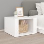 Mesita de noche madera contrachapada blanco 57x55x36 cm de vidaXL, Mesitas de noche - Ref: Foro24-816552, Precio: 41,12 €, De...