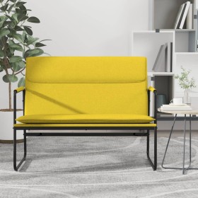 Light yellow fabric bench 100x64x80 cm by vidaXL, Banks - Ref: Foro24-351359, Price: 58,73 €, Discount: %