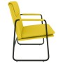 Banco de tela amarillo claro 100x64x80 cm de vidaXL, Bancos - Ref: Foro24-351359, Precio: 58,73 €, Descuento: %