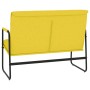 Banco de tela amarillo claro 100x64x80 cm de vidaXL, Bancos - Ref: Foro24-351359, Precio: 58,73 €, Descuento: %