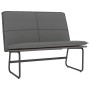 Gray synthetic leather bench 100x75x76 cm by vidaXL, Banks - Ref: Foro24-351339, Price: 77,90 €, Discount: %