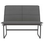 Banco de cuero sintético gris 100x75x76 cm de vidaXL, Bancos - Ref: Foro24-351339, Precio: 77,90 €, Descuento: %