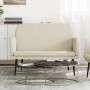 Cream-colored synthetic leather sofa 107x80x81 cm by vidaXL, Banks - Ref: Foro24-351399, Price: 99,46 €, Discount: %