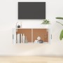 Glossy white wall TV cabinet 100x34.5x40 cm by vidaXL, TV Furniture - Ref: Foro24-816634, Price: 70,79 €, Discount: %