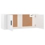 Mueble para TV de pared blanco brillante 100x34,5x40 cm de vidaXL, Muebles TV - Ref: Foro24-816634, Precio: 70,79 €, Descuent...