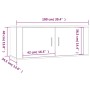 Mueble para TV de pared blanco brillante 100x34,5x40 cm de vidaXL, Muebles TV - Ref: Foro24-816634, Precio: 70,79 €, Descuent...